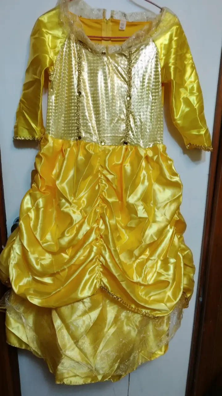 Disfraz de princesa amarillo para niña - 1