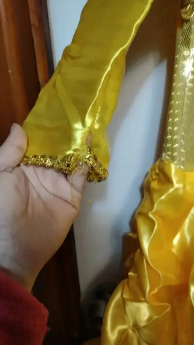 Disfraz de princesa amarillo para niña - miniatura 4