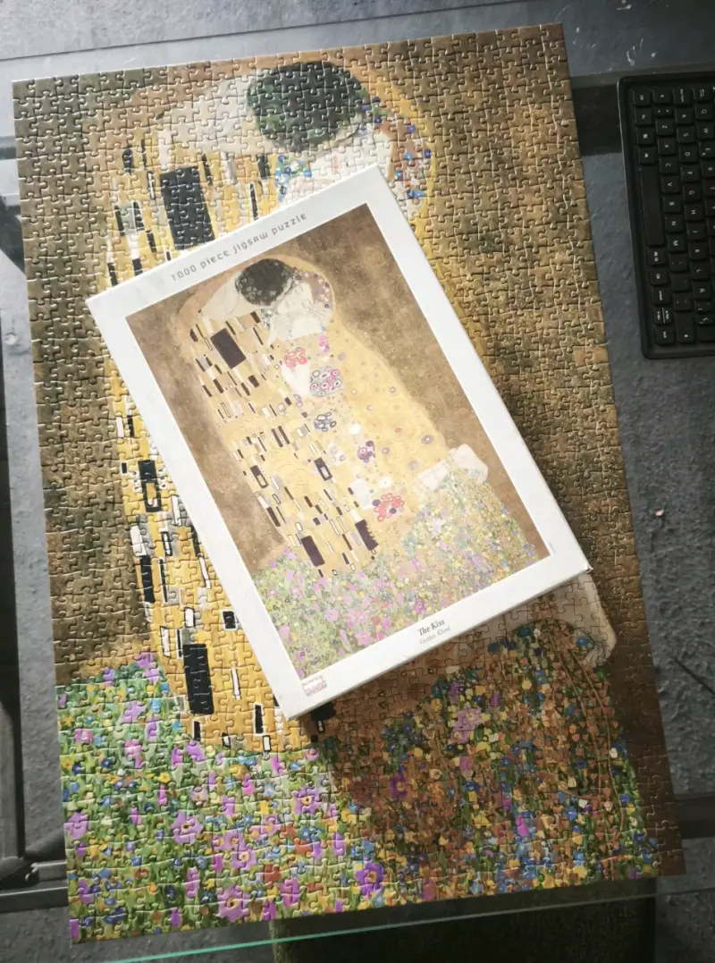 Rompecabezas 1000 piezas El Beso de Gustav Klimt