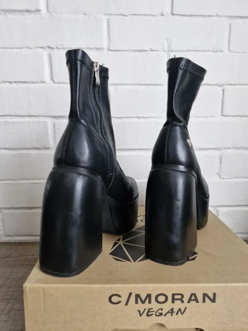 Botines de plataforma negros C/Moran - 2