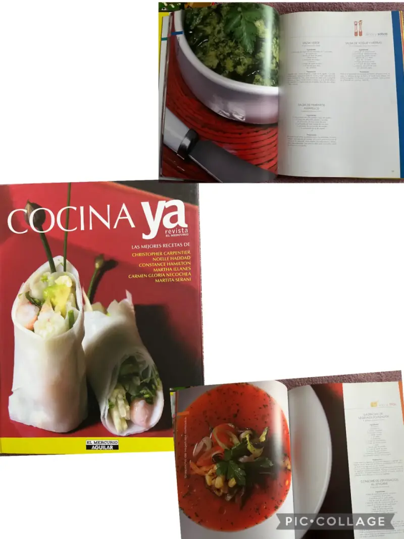 Libro de cocina 'Cocina Ya' con recetas variadas
