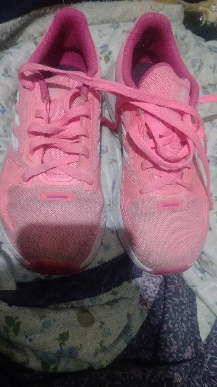 34.5 talla Zapatillas deportivas rosas para mujer - 1