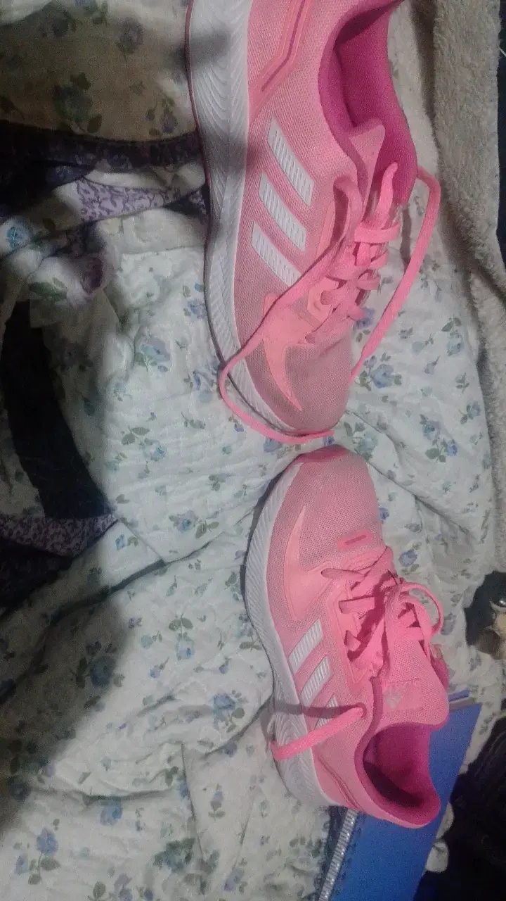 34.5 talla Zapatillas deportivas rosas para mujer - 2