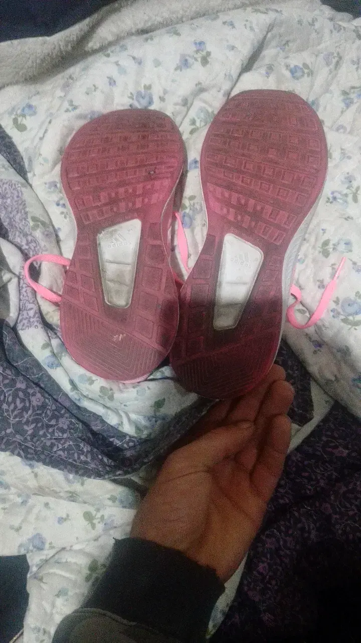 34.5 talla Zapatillas deportivas rosas para mujer - 4