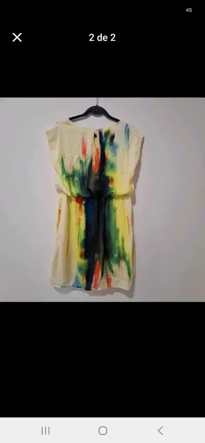 Vestido casual con diseño colorido - miniatura 1