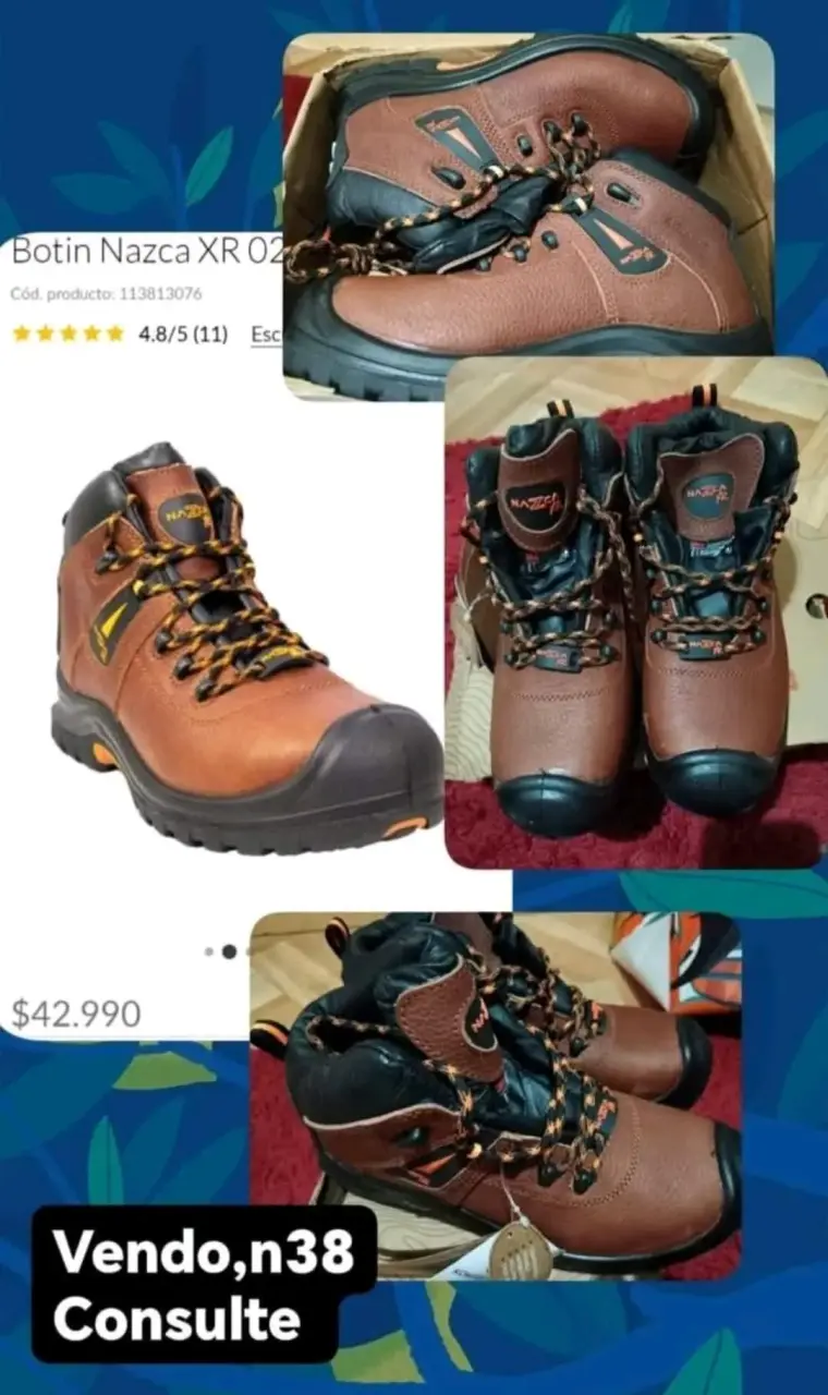Botines de seguridad Nazca XR 02 marrón