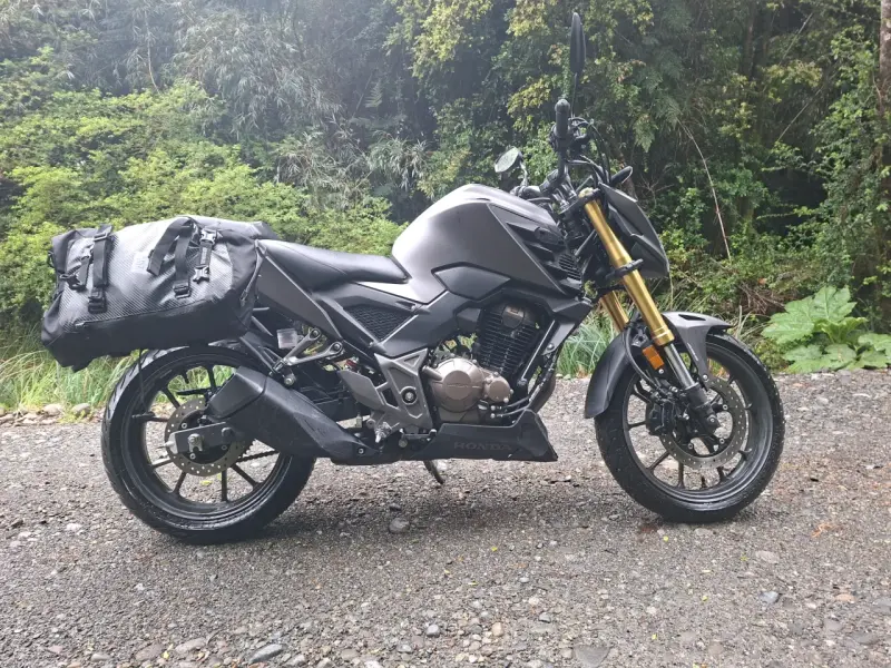 Moto Honda twister con alforjas laterales - 3
