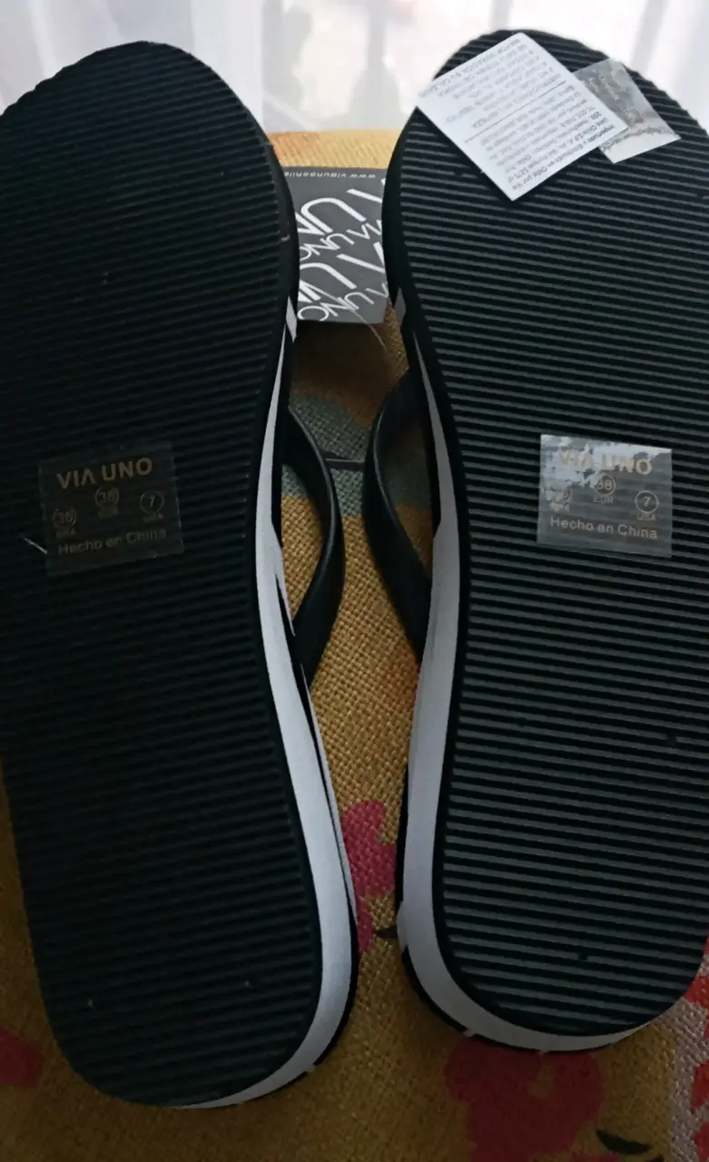 Sandalias negras Via Uno - 3