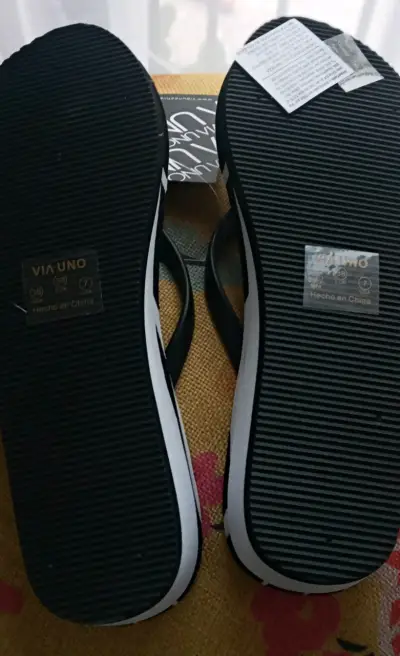 Sandalias negras Via Uno - miniatura 3