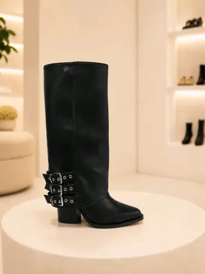 Botas con taco tallas 35-36-37-38-39-40 - miniatura 2