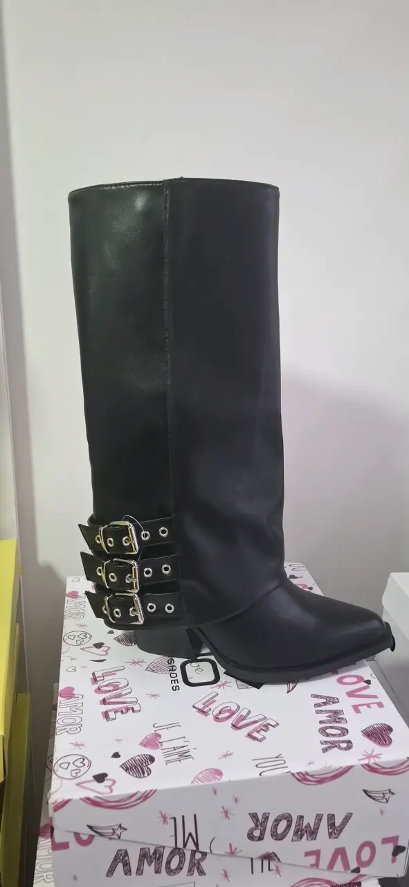 Botas con taco tallas 35-36-37-38-39-40 - 5