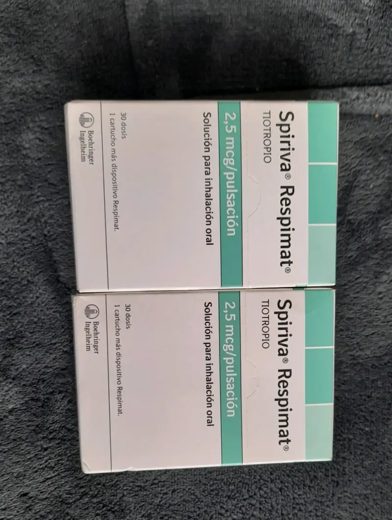 Inhalador Spiriva Respimat 2.5 mcg Tiotropio