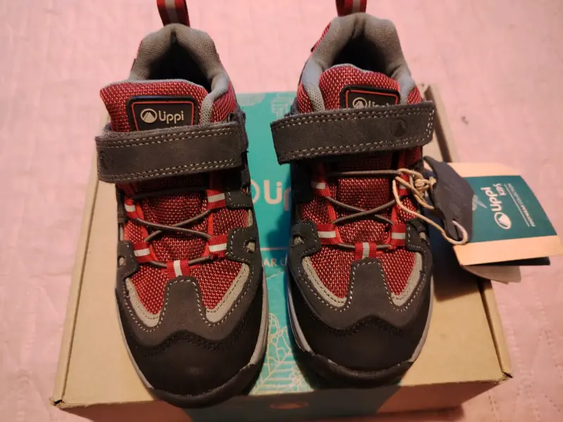Zapatillas de Niño lippi Velcro Gris Rojo Talla 31 - 2