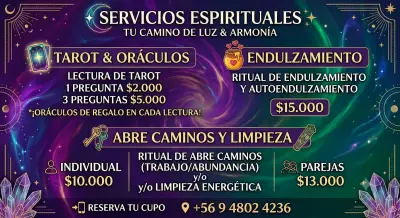 Servicios espirituales de tarot y rituales - miniatura 1