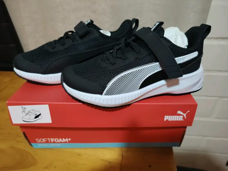 Zapatillas deportivas negras Puma N 32 - 2