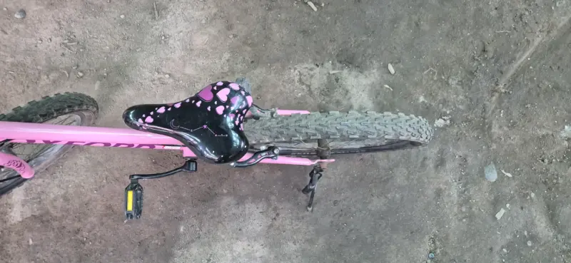Bicicleta infantil Oxford Luna rosa con canasto - 3