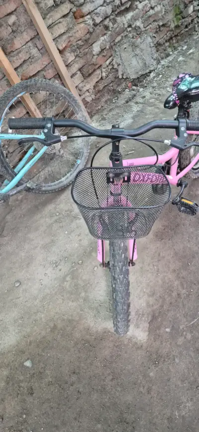 Bicicleta infantil Oxford Luna rosa con canasto - miniatura 6