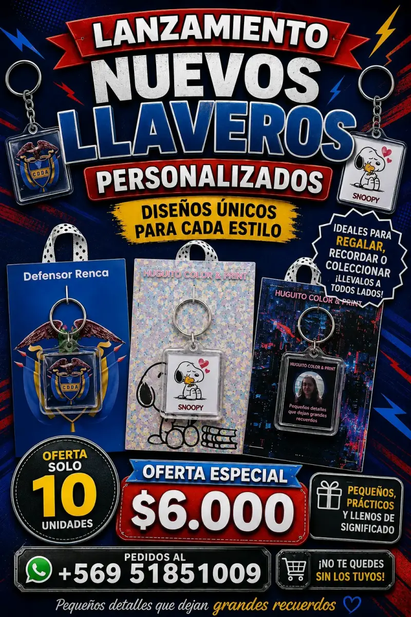 Llaveros personalizados al 100 - 2