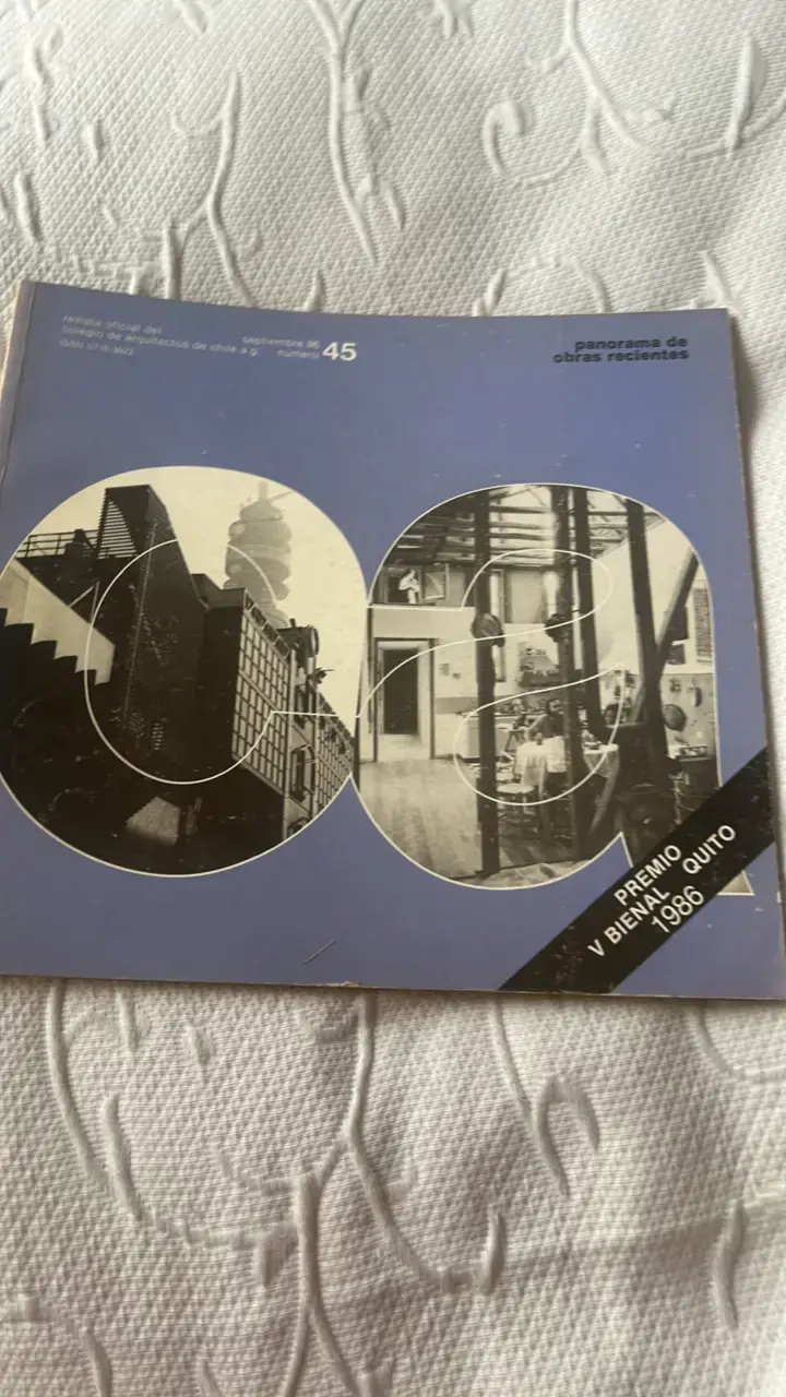 Revista Arquitectura Chile 1986 Número 45 - 1