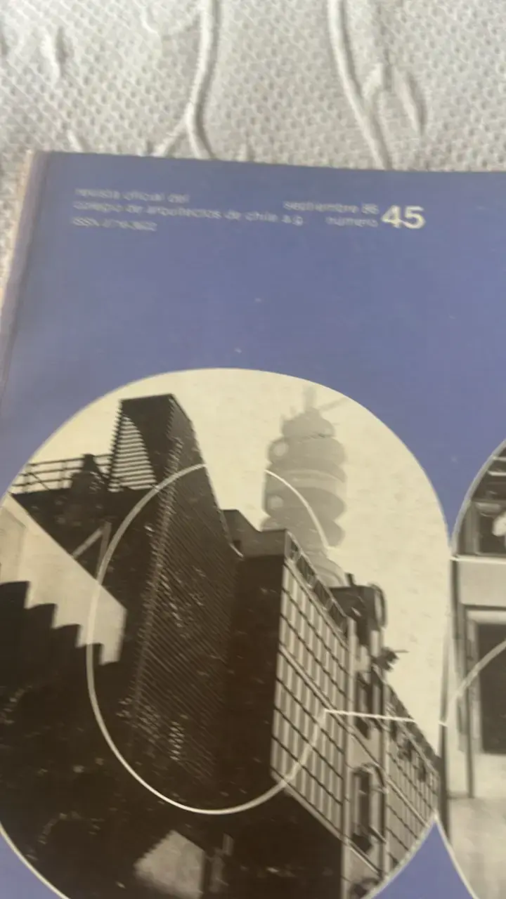 Revista Arquitectura Chile 1986 Número 45 - 3
