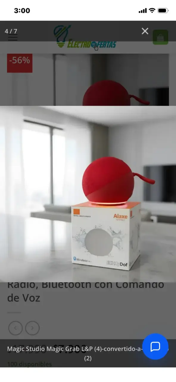 Parlante Bluetooth Portátil ECHQ Dof - 2
