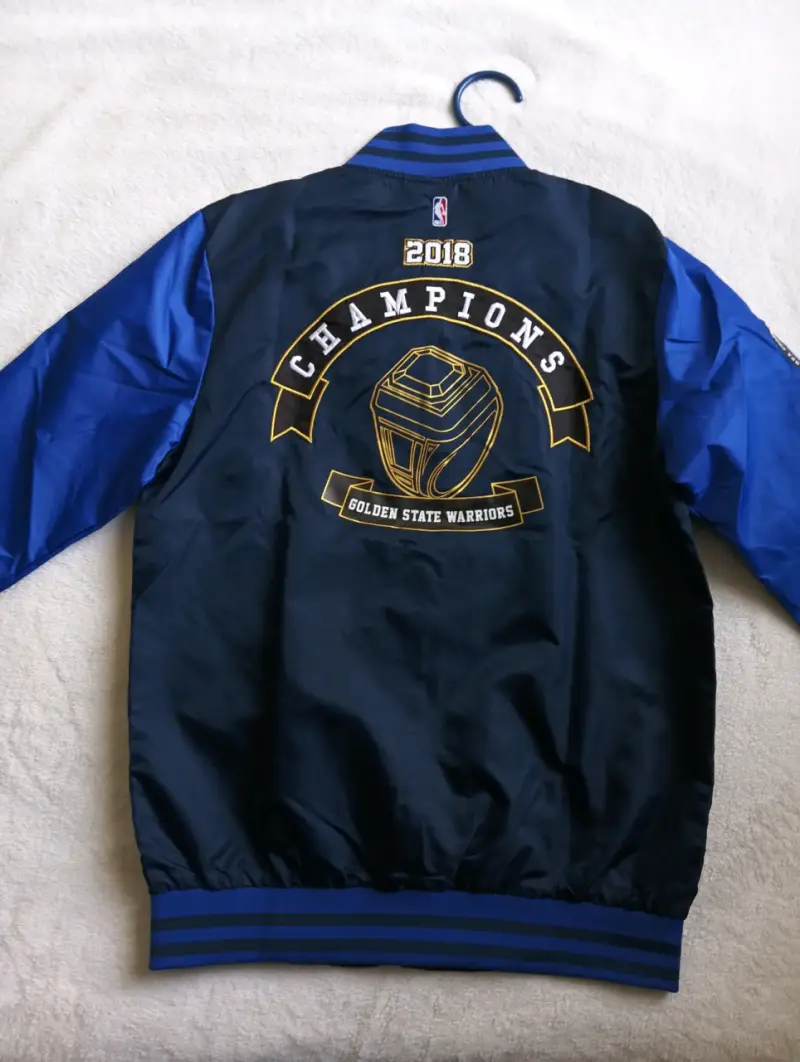 Chaqueta NBA Warriors Azul Talla M - 2