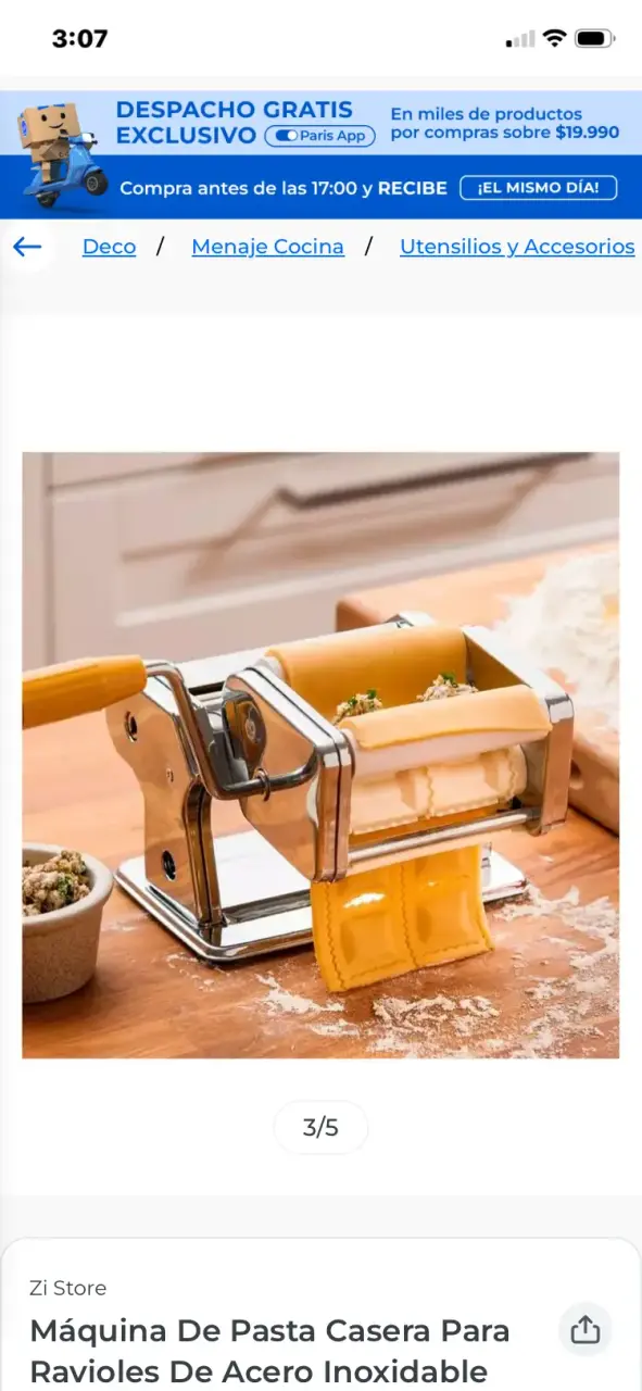 Máquina de pasta casera, para preparar ravioli - 4