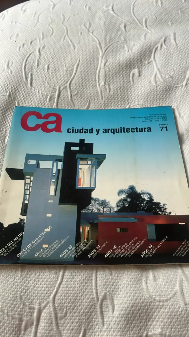 Revista Ciudad y Arquitectura N°71 1993 - 1