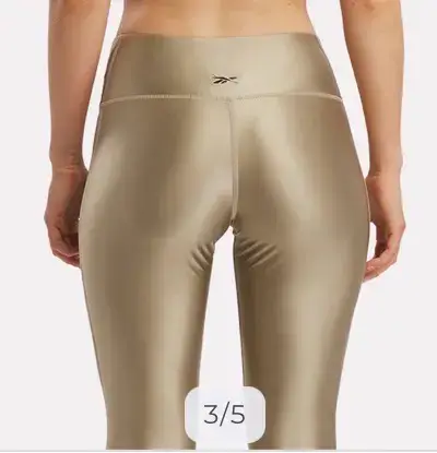 Leggings deportivos dorados para mujer - miniatura 3