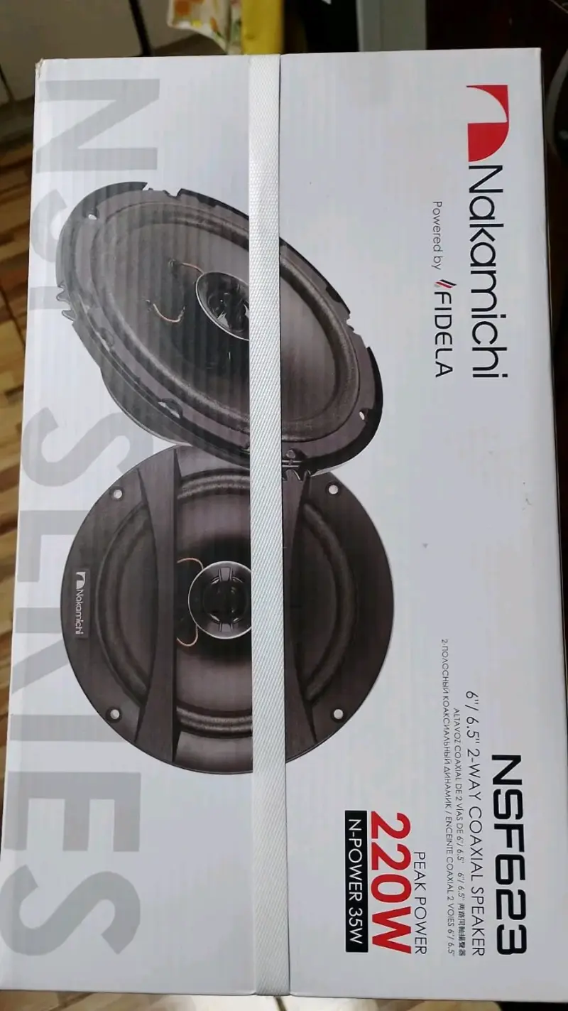Parlantes coaxiales Nakamichi NSF623 220W
