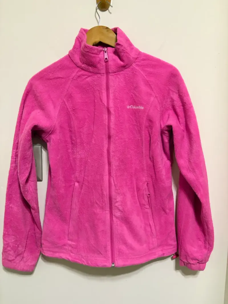 Chaqueta polar rosa Columbia para mujer - 1