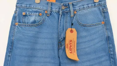 Jeans Levi's Taper Fit Azul Claro - miniatura 1