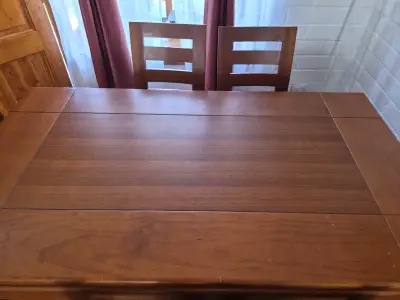 Juego de comedor de madera para 6 personas - miniatura 4