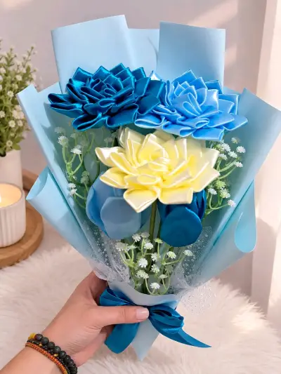 Flores eternas dia del novio 💙 - miniatura 1