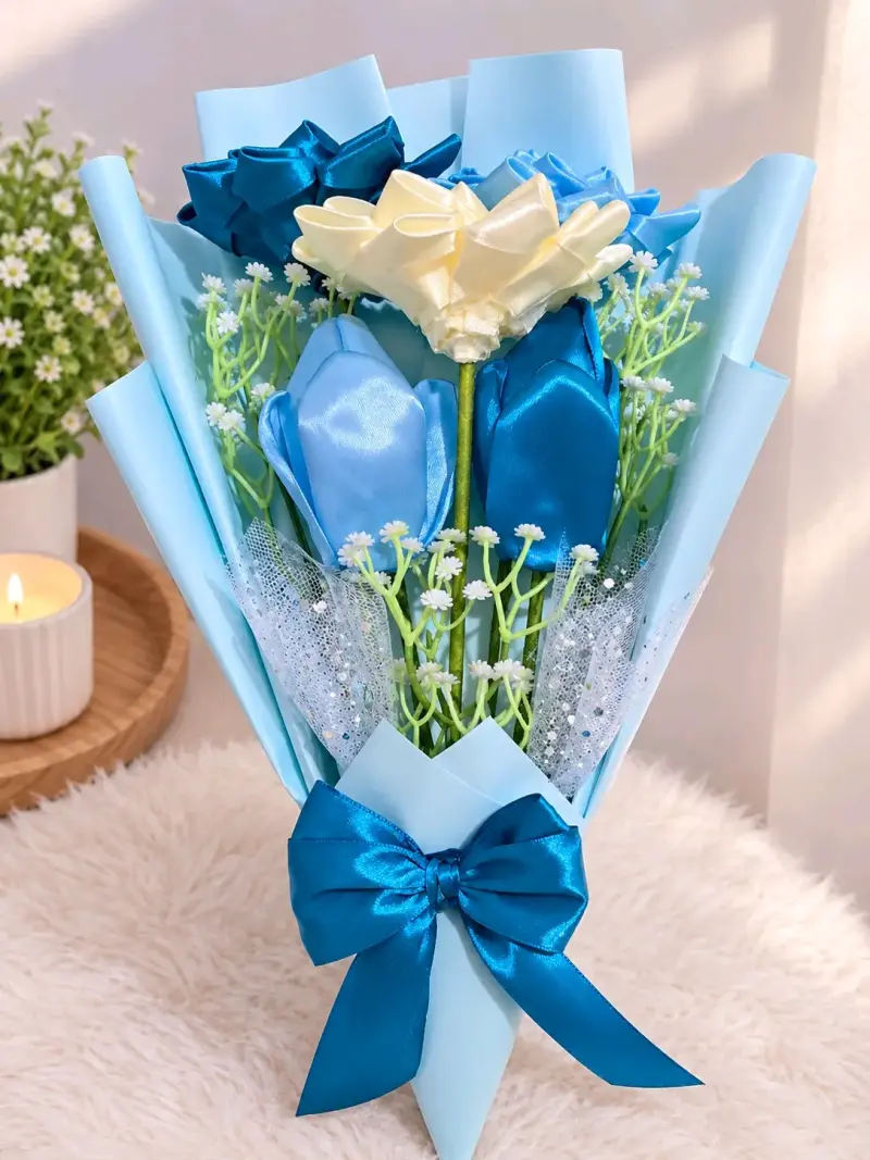 Flores eternas dia del novio 💙 - 2