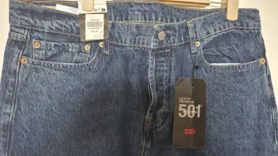 Jeans Levi's 501 Original Azul - miniatura 2