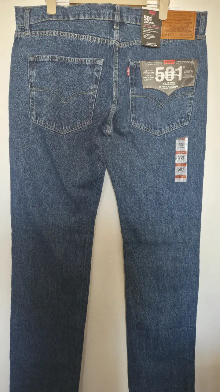 Jeans Levi's 501 Original Azul - 4