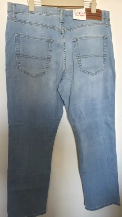 Jeans de mezclilla azul claro Lucky Brand - miniatura 3