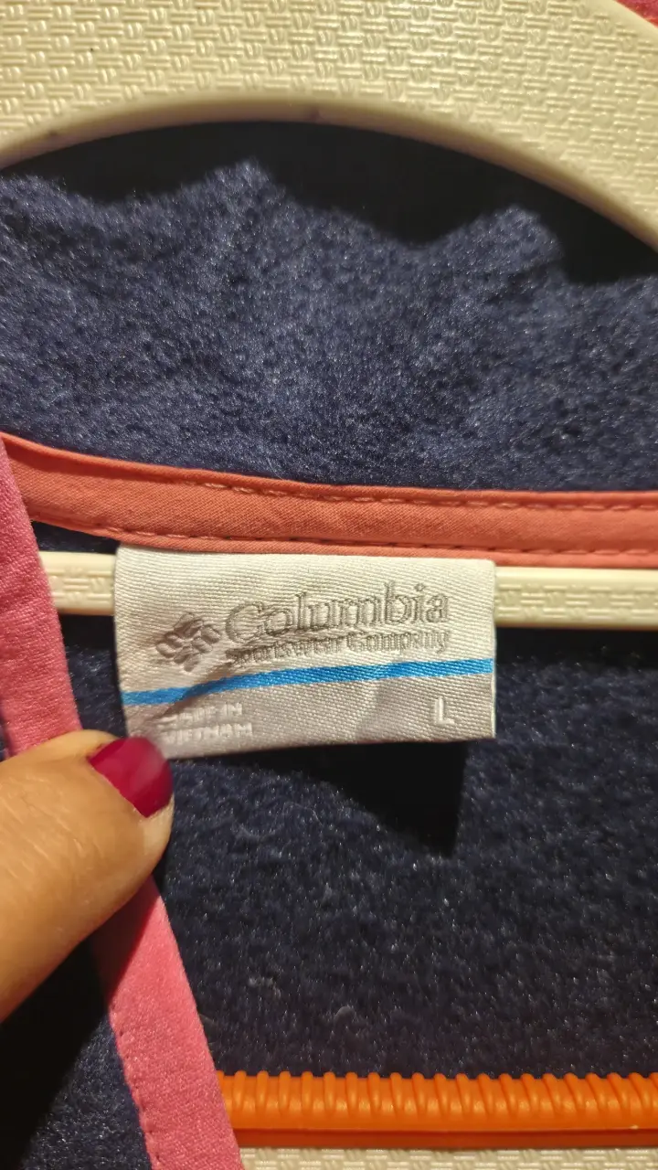 Polar Columbia azul con detalles naranjas - 3