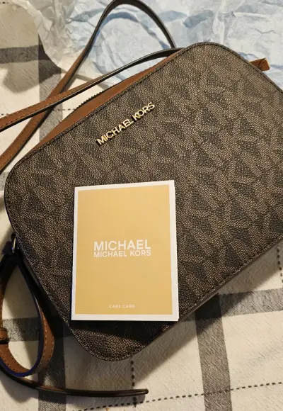Cartera Michael Kors marrón con logo - miniatura 2
