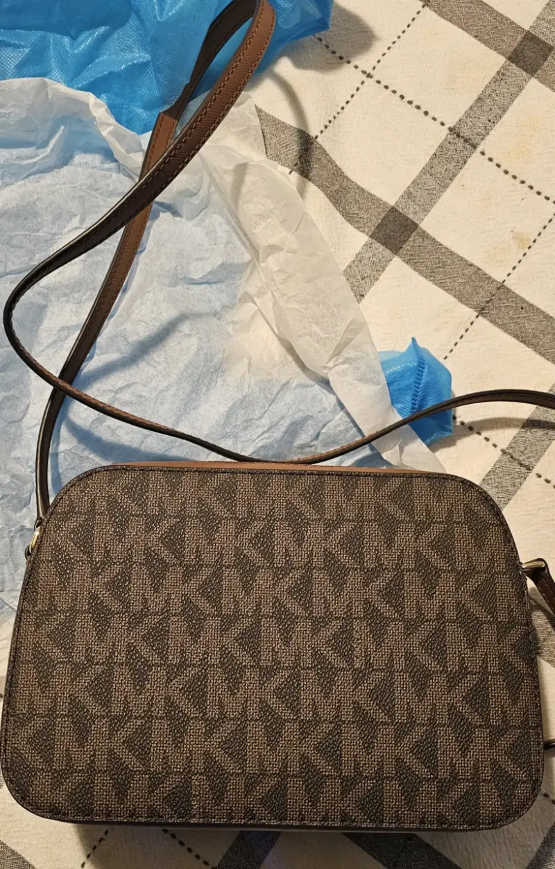Cartera Michael Kors marrón con logo - 4