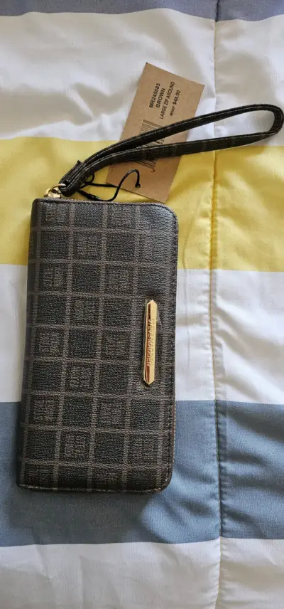Billetera Steve Madden Marrón con Cierre Grande - miniatura 3