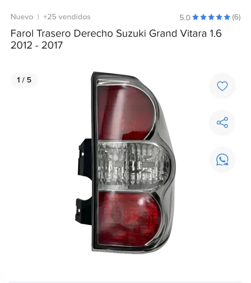 Foco trasero para vehículo con diseño moderno - 5