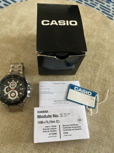 Reloj Casio Edifice con Pulsera de Acero Inoxidable - miniatura 1