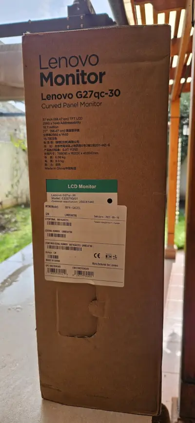Monitor Lenovo Curvo 27 pulgadas G27qc-30 - miniatura 2