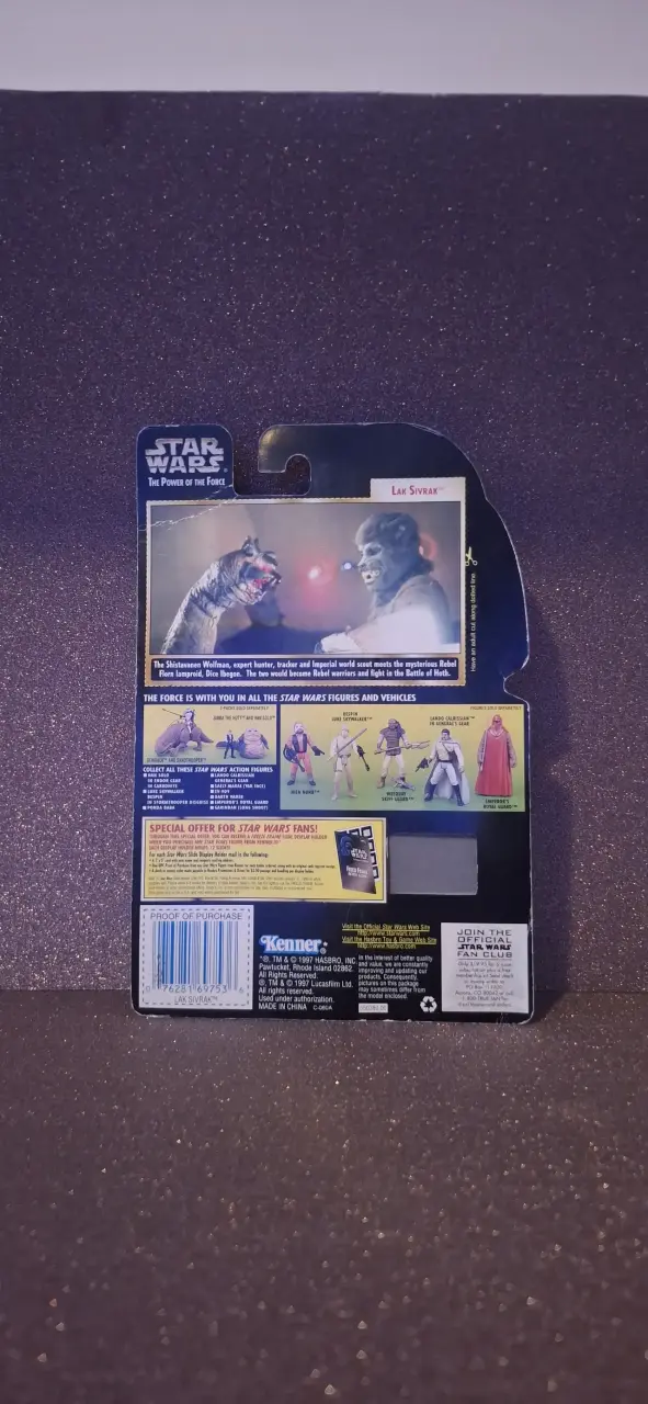 Figura de acción Star Wars Lak Sivrak Kenner - 2