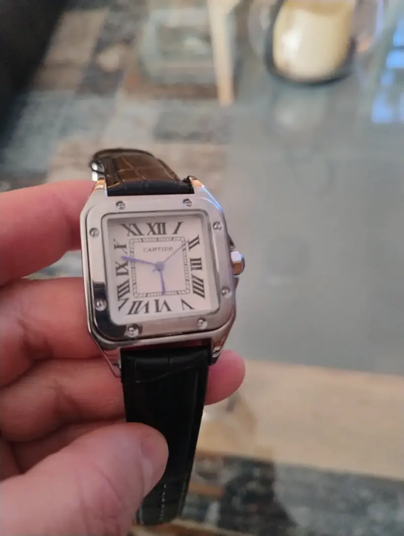 Reloj Cartier Santos de acero inoxidable - 2