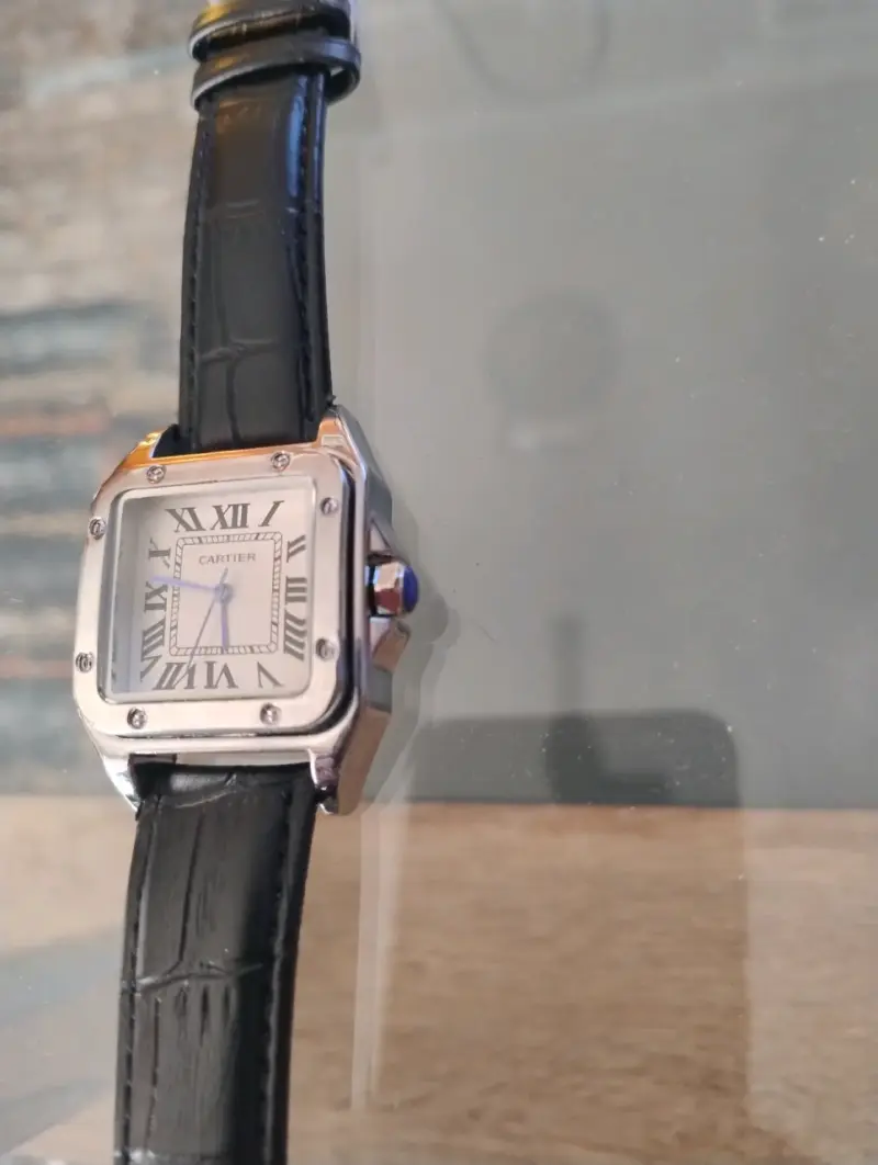 Reloj Cartier Santos de acero inoxidable - 5