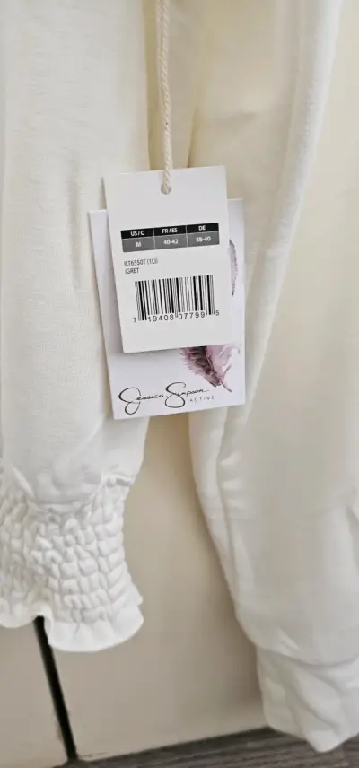 Polera blanca Jessica Simpson con detalles f - miniatura 3