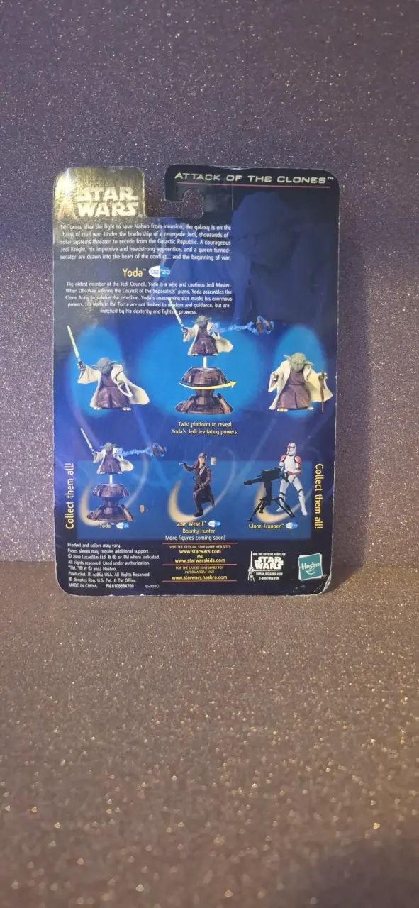 Figura de acción Yoda Star Wars con acción de fuerza - 2